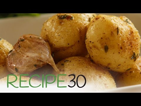 Simple New Potatoes with garlic and thyme - By RECIPE30.com