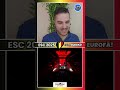 Red Sebastian — "Strobe lights" | BELGIUM 🇧🇪 EUROVISION SONG CONTEST 2025 | REACT 🎶😍 #shorts