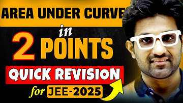 JEE Main - Area Under The Curve - Quick Revision