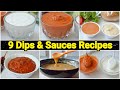 9 Special DIPS & SAUCES Recipes by (YES I CAN COOK)