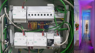 Automatic Lighting Control System KNX Devices Purpose/Wiring/Communication with PC  Hindi Eng Sub/CC