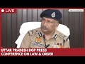 Uttar Pradesh DGP Rajeev Krishna holds press conference in Varanasi on law and order