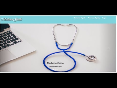 ONLINE MEDICINE GUIDE IN PHP, CSS, JAVASCRIPT, AND MYSQL | FREE DOWNLOAD