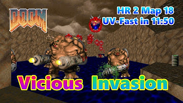 [Doom2] Hell Revealed 2 Map 18 "Excess Meat" UV-Fast Speedrun in 11:50