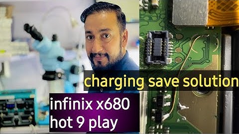 infinix x680..hot 9 play charging save solution 2023