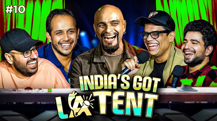 INDIA'S GOT LATENT | EP 10 ft. Raghu Ram @tanmaybhat @Sidwarrier