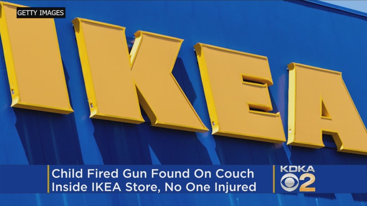 Child finds gun, fires shot in Ikea after customer's gun falls into couch