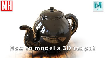 How to model a Teapot in Maya 2020