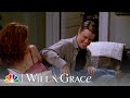 Grace Seduces Matt Damon - Will & Grace