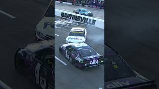 Denny Hamlin Denies Alex Bowmans Burnout At Martinsville