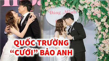 Quốc Trường và Bảo Anh Bất Ngờ Đám Cưới, Ôm Hôn Tình Tứ Trên Sân Khấu - TIN GIẢI TRÍ