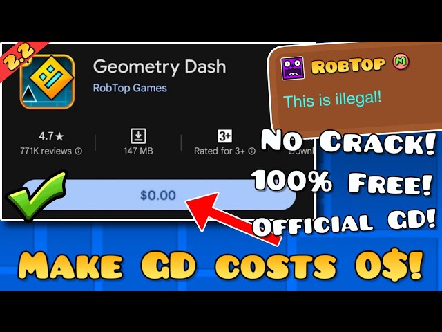 How To Download Geometry Dash 2.2 For FREE - Full Official Version! (NO APK/MODS) Mobile u0026 PC class=