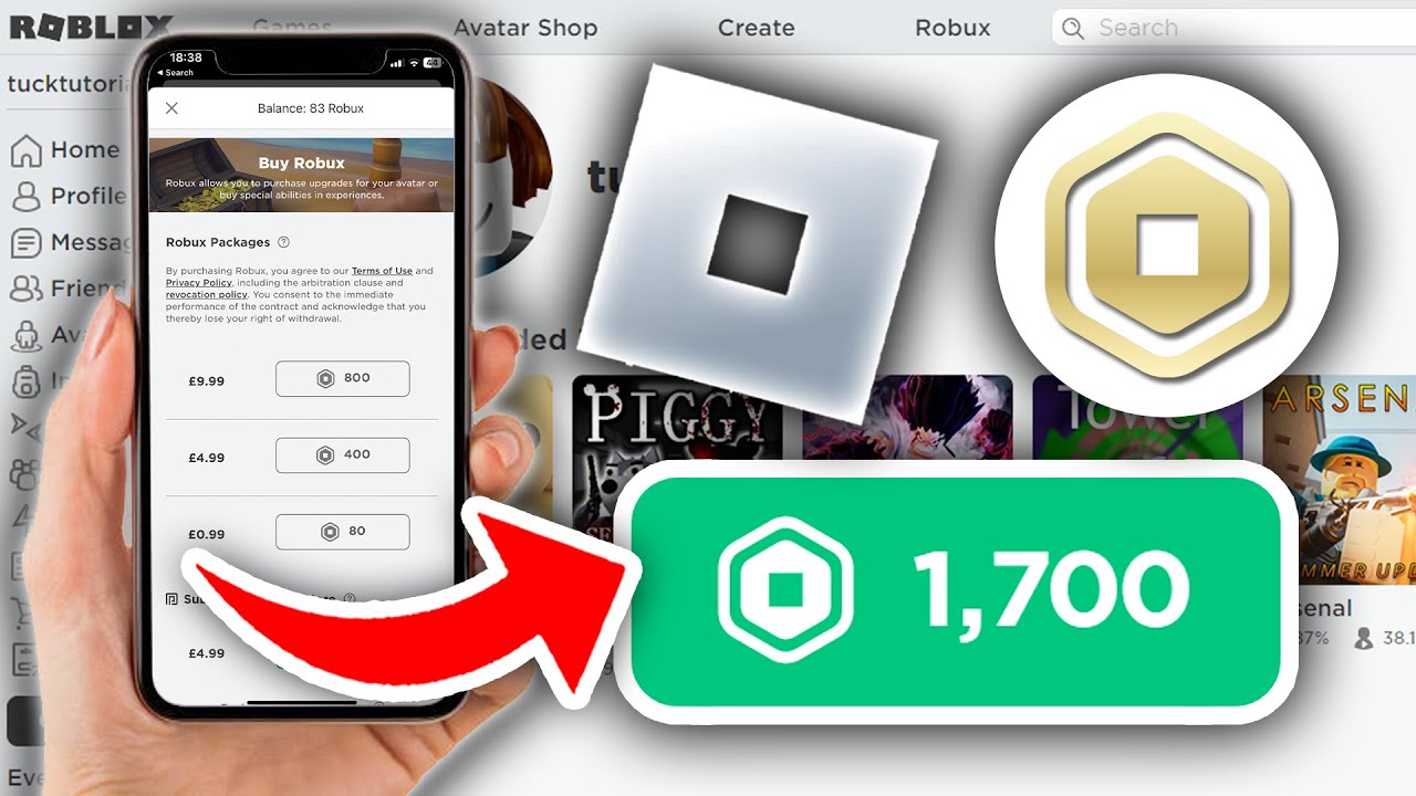 How To Buy Robux On Phone - iOS & Android 