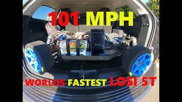 WORLDS FASTEST LOSI 5T 101 MPH!