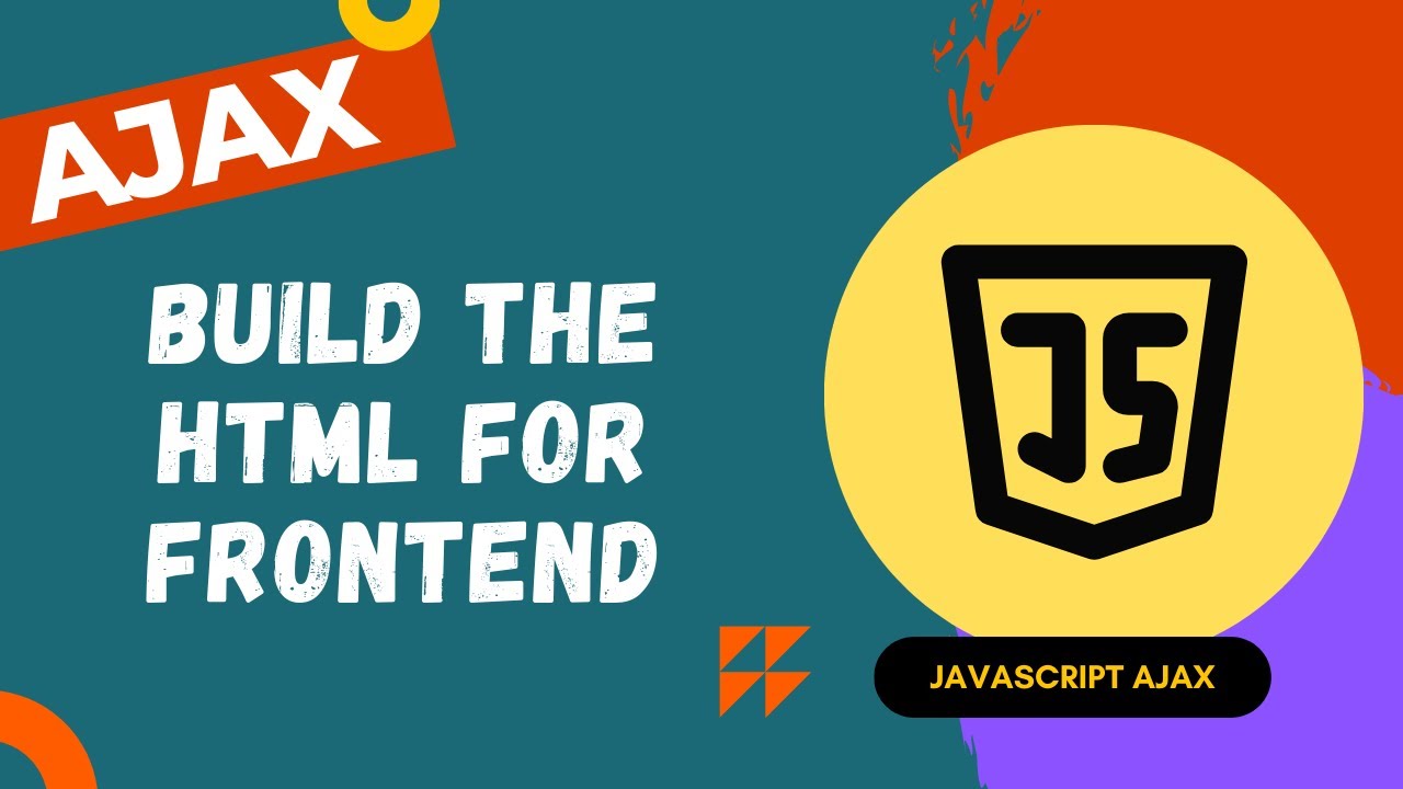 58. Build the HTML and design the page with CSS for making Ajax Call ...