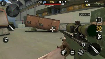 Encounter strike gameplay #5 |  Real commando secret mission game | android , ios