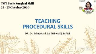 Clinical teacher: How to transfered the skill