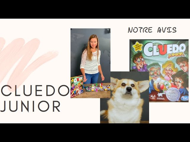 Clue Junior, plateau de jeu réversible, 2 jeux en 1, jeu d'enquête Clue  pour jeunes enfants, jeux de plateau pour enfants, jeux junior