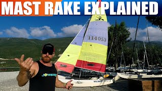 The effects of changing the mast rake on the Hobie 16
