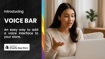 Voice Bar for Shopify | Add a Voice Assistant in Minutes