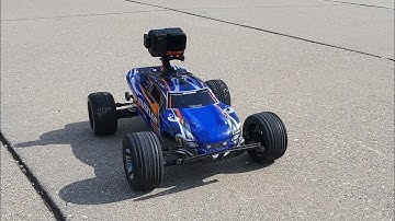 Rustler Distance Test and Speed Run on 2S