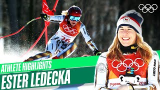 🇨🇿 Две золотые медали Эстеры Ледецка на Олимпийских играх!🥇🥇⛷