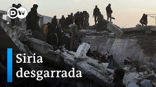 Terremoto golpea a un país asolado por la guerra