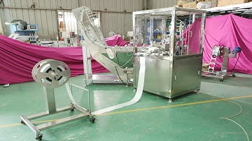 automatic foil punching wadding equipment caps inserting assembler