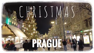Christmas streets in Prague