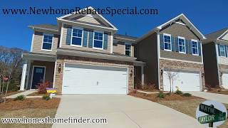 DR Horton | Sandra townhome model | New construction townhomes in Charlotte NC