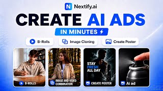 Create UGC Actors, Unboxing Ads, B-Rolls In Minutes with Nextify.ai