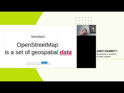 Open street map as mature, open, linked data - BCS Data Management SG & DAMA UK