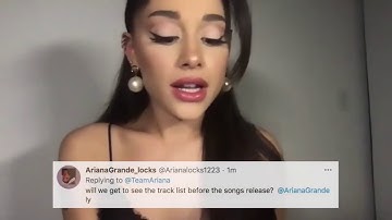Ariana Grande REVEALS positions deluxe songs Names!! (worst behavior, test drive & more!!)