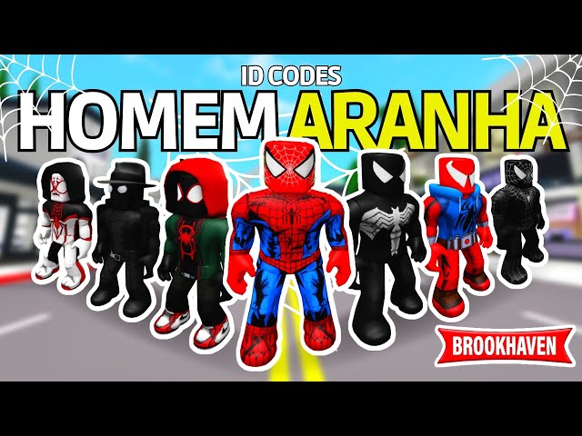 roupa do homem aranha id brookhaven