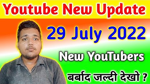 Starting on 29 July 2022, channels will no longer be able to hide their subscriber count on youTube