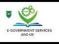 E Government Services And UX