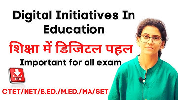 Digital Initiatives in Higher education | UGC NET EXAM | UGC NET PAPER 1