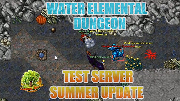 Water Elemental Dungeon - Test Server Summer Update 2015 - Tibia