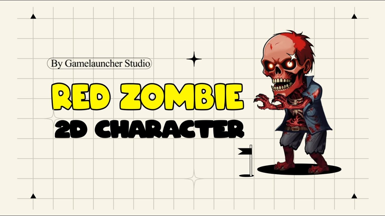 Red Zombie || 2D Animated Character || #2dcharacteranimation ...