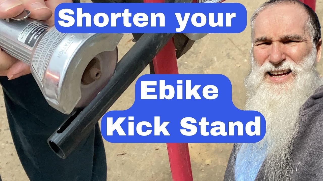 How To Shorten Your Ebike Kickstand YouTube