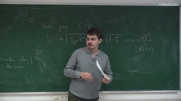 Быков Д.В. - Introduction to String Theory - 2. Point Particle. Hamiltonian Formalism