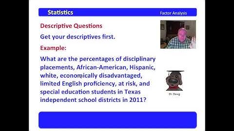 3 Factor Analysis - Writing Research Questions