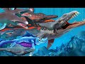 THE EVOLUTION OF MOSASAURUS  (2015 - 2023) IN HUNGRY SHARK GAME