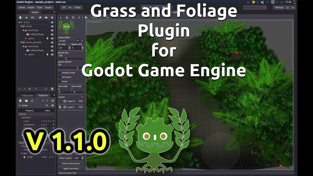 Get tree godot. Godot игровой движок. godot engine уроки. godot трава. godot 4.