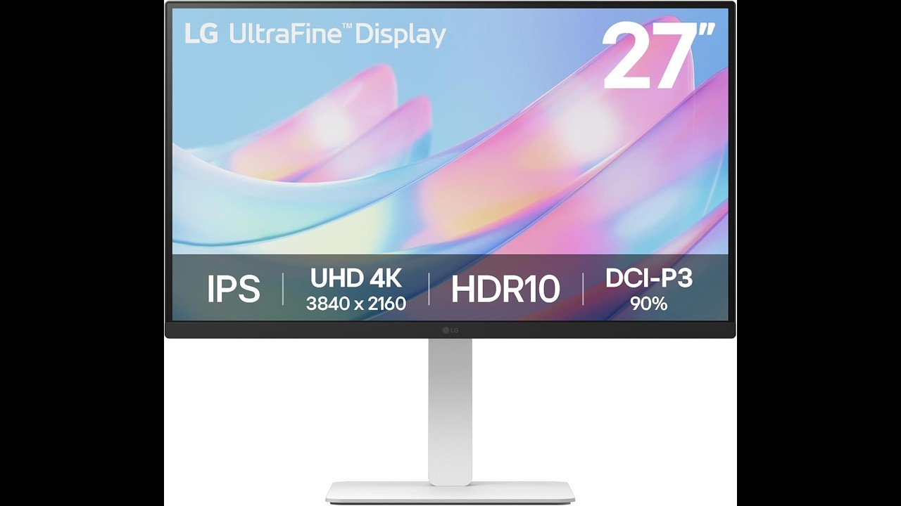LG 27US550-W Review: Best 27 Inch 4K Monitor for Gaming - YouTube