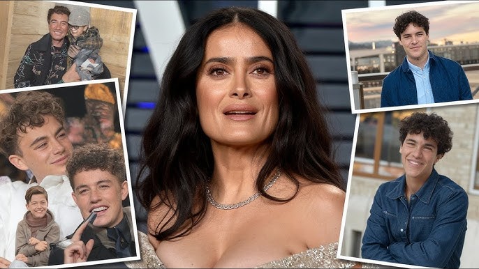 Salma Hayek Shares Rare Photos of Stepson Augie For His 18th Birthday -  YouTube