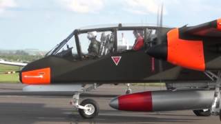 Merlin HC3 and OV-10B Bronco depart Abingdon 6th May 2012