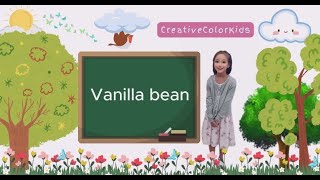 Fruit Name For Toddlers First Words Vanilla Bean Learning Videos For Kids Creativecolorkids