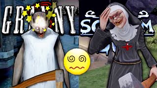 Dizzy Granny In Granny 3 Vs Dizzy Evil Nun In Ice Scream 8