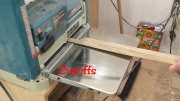 How to Plane Wood Thinner than the Planer Allows - 51